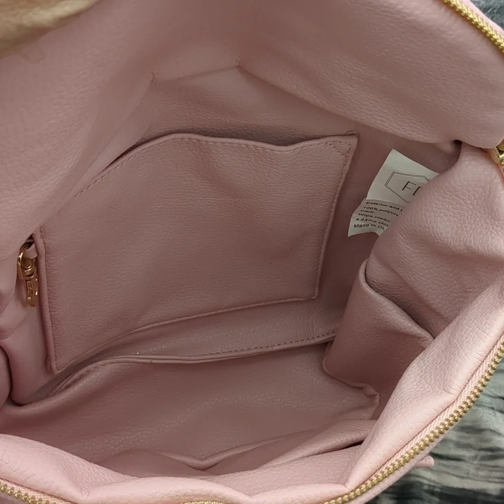Fawn Pink Diaper Vinyl Backpack